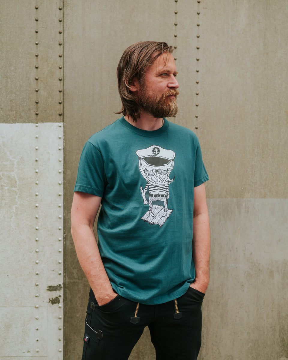 T-shirt med sørøver tømmerflåde til voksen DGV