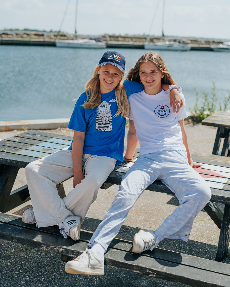 T-shirt med Ærø anker/hjerte barn