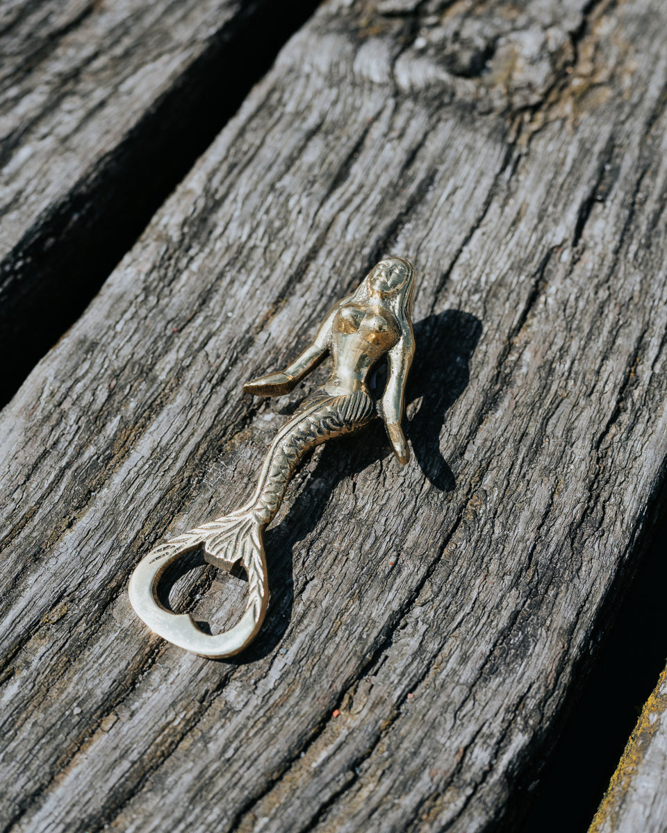 Oplukker Havfrue messing